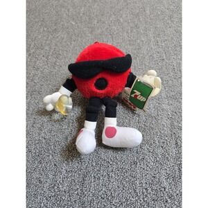 Vintage 7up Cool Spot Plush Toy w/ Tags Suction Cups Commonwealth Window